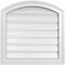 Ekena Millwork Arch Top Surface Mount PVC Gable Vent: Non-Functional, w/2"W x 1-1/2"P Brickmould Frame, 20"W x 42"H GVPAR20X4202SN - alternate 1